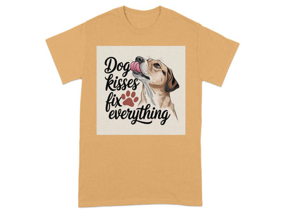 Dog Kisses Fix Everything Funny Tee product