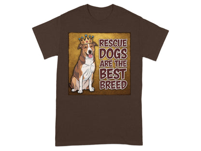 Rescue Dogs Are The Best Breed Graphic Tee product