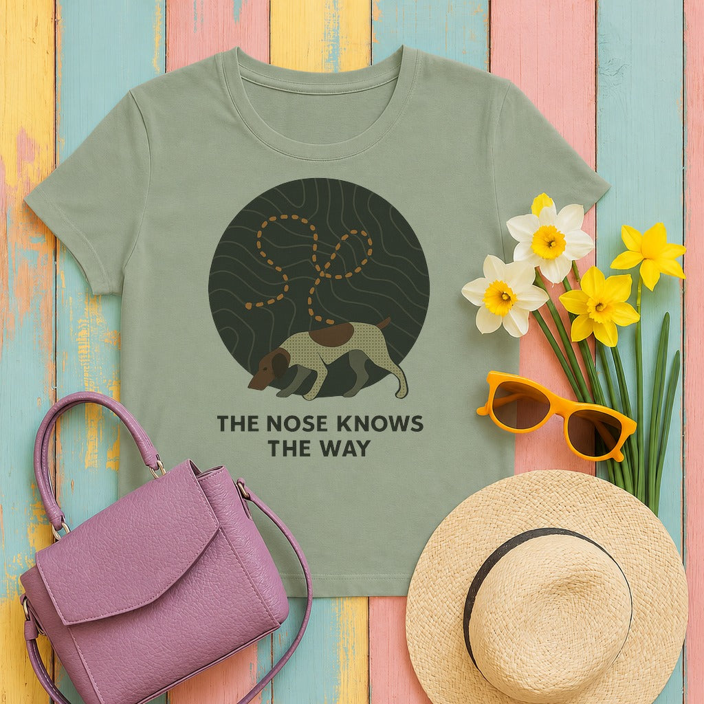 gsp nose-knows-topo tee flat lay hero v8