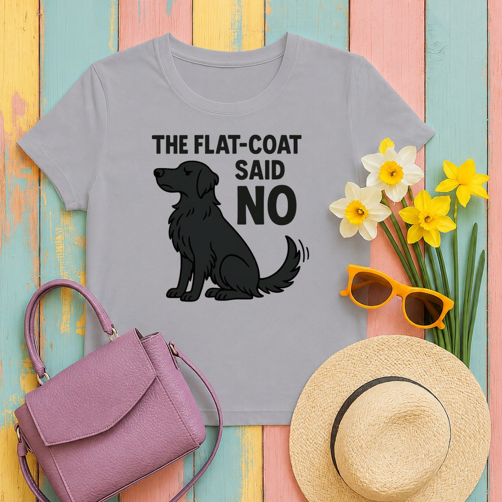 The Flat-Coat Said No Tee in Athletic Heather