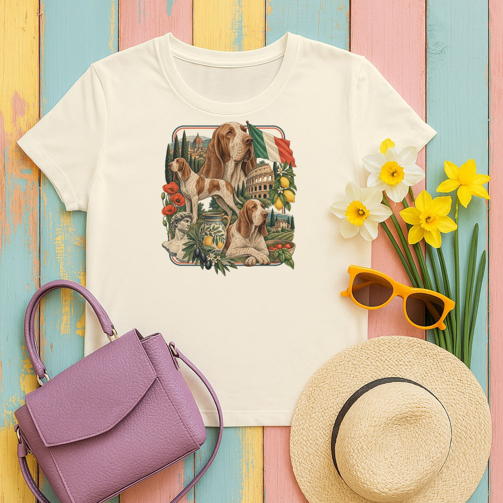 Bracco Italiano Italy Heritage tee, Natural