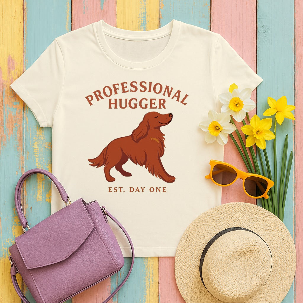Irish Setter Professional Hugger T-shirt in Natural