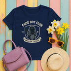english cocker spaniel good-boy-club tee flat lay hero