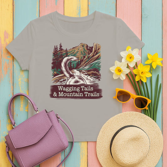 Wagging Tails and Mountain Trails Graphic Tee product