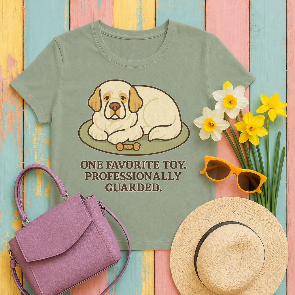 Clumber One Favorite Toy Tee in Sage