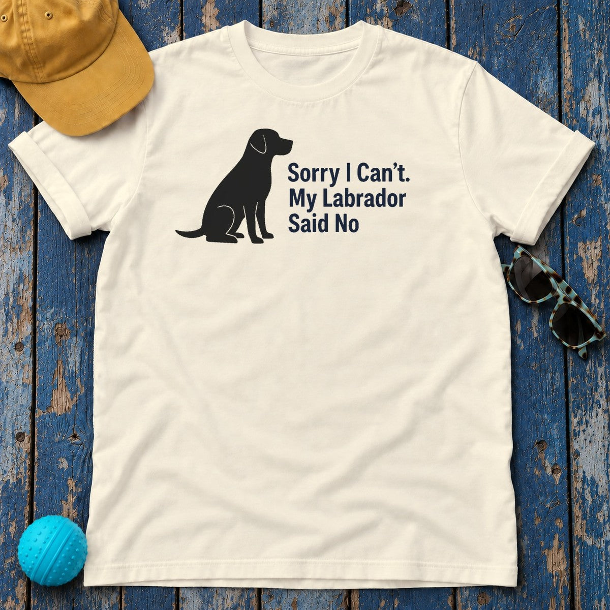 My Labrador Said No T-Shirt in Natural