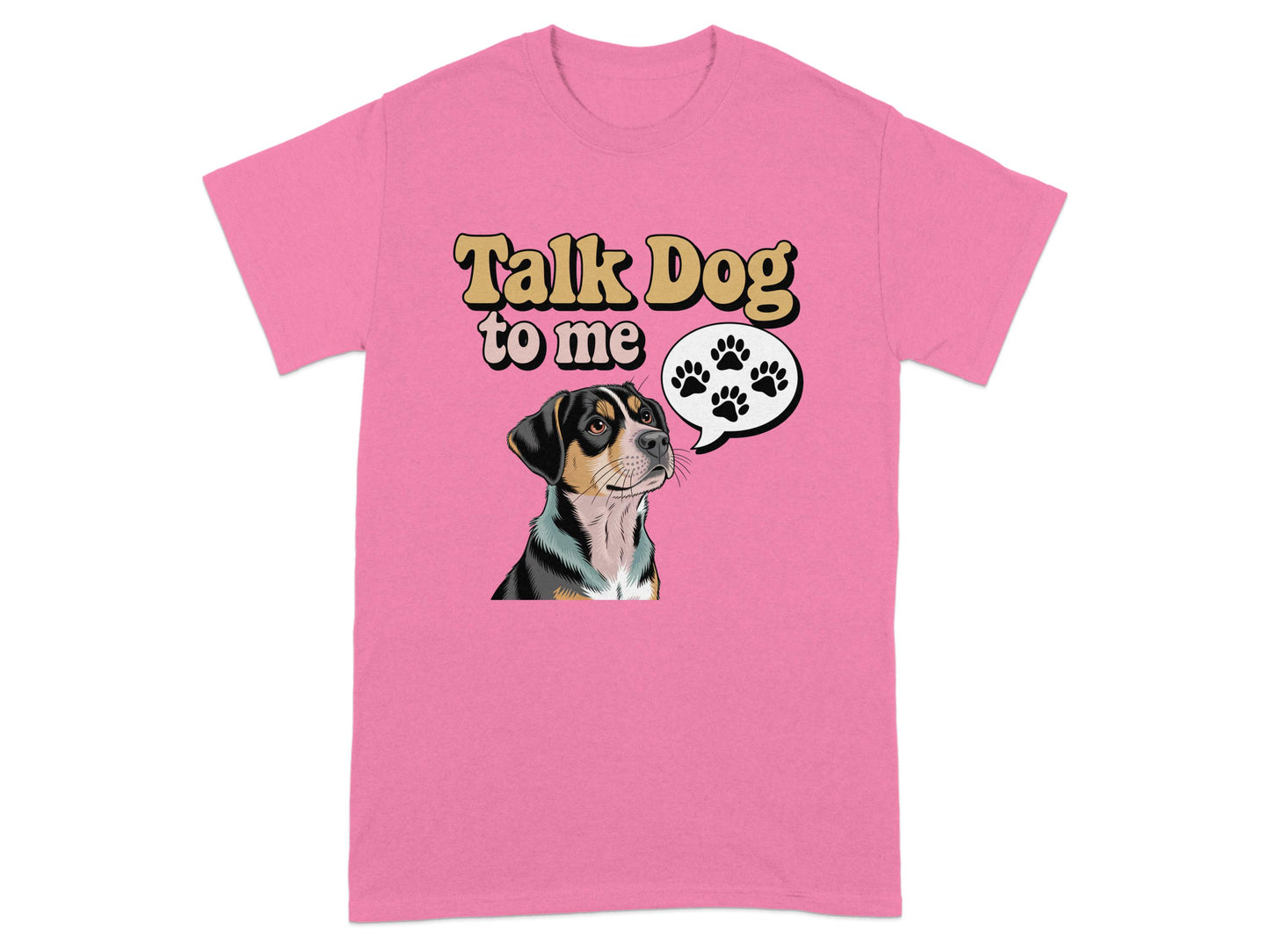 Talk Dog to Me Graphic Printed T-Shirt product