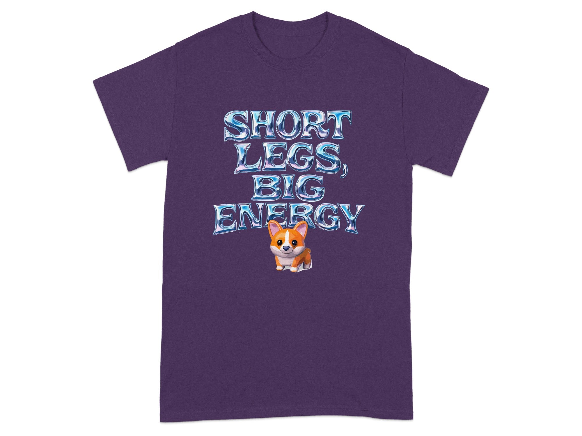 Short Legs Big Energy Corgi Graphic Tee Shirt