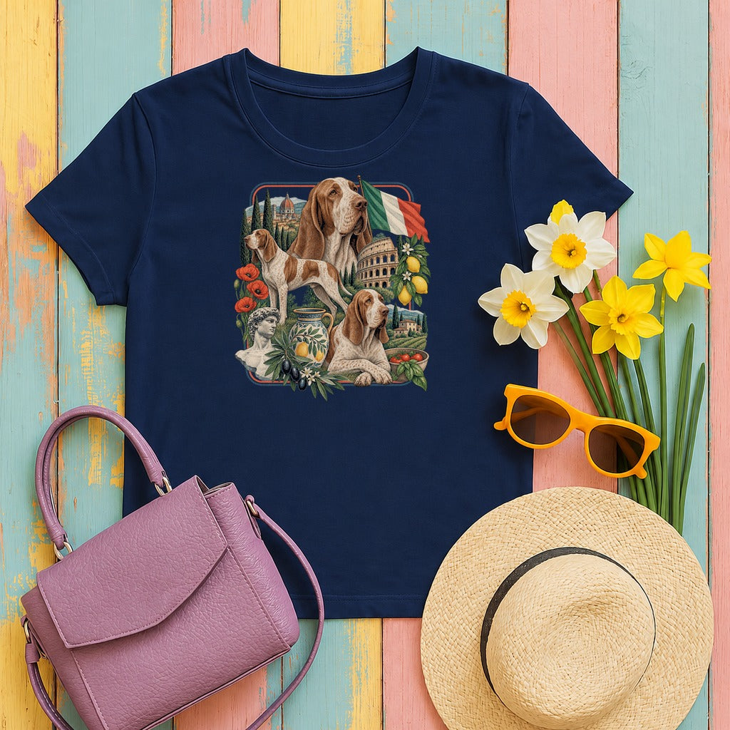 Bracco Italiano Italy Heritage tee, Navy