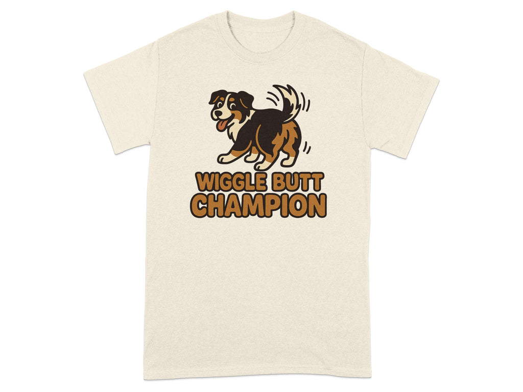 Wiggle Butt Champion Fun Graphic T-Shirt