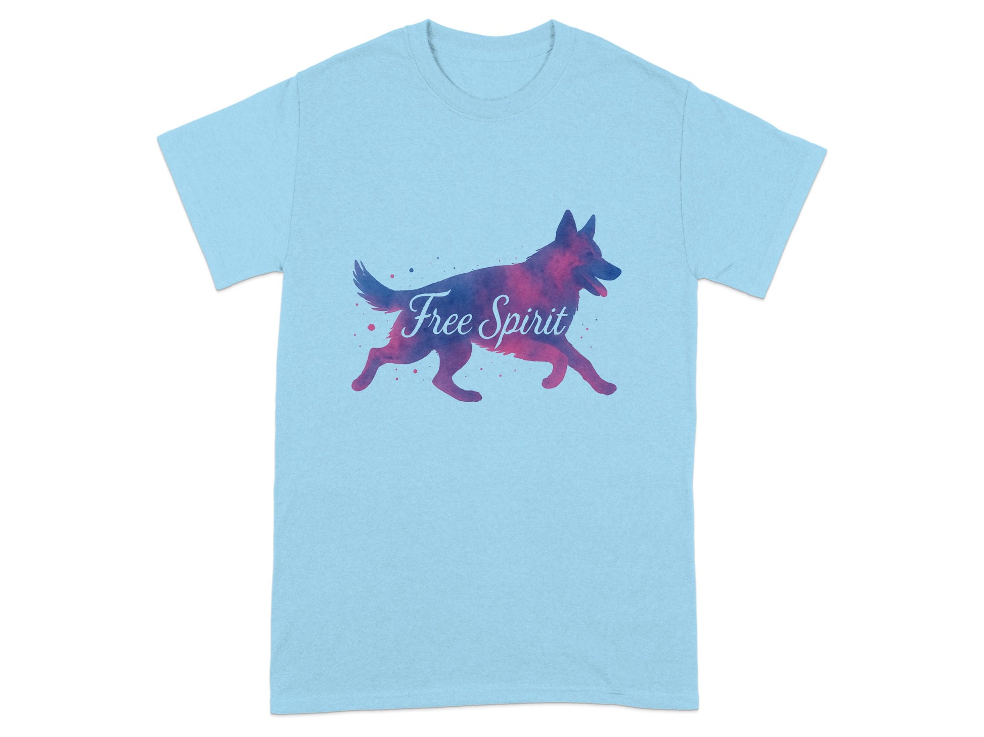 Free Spirit Dog Graphic Design T-Shirt product type