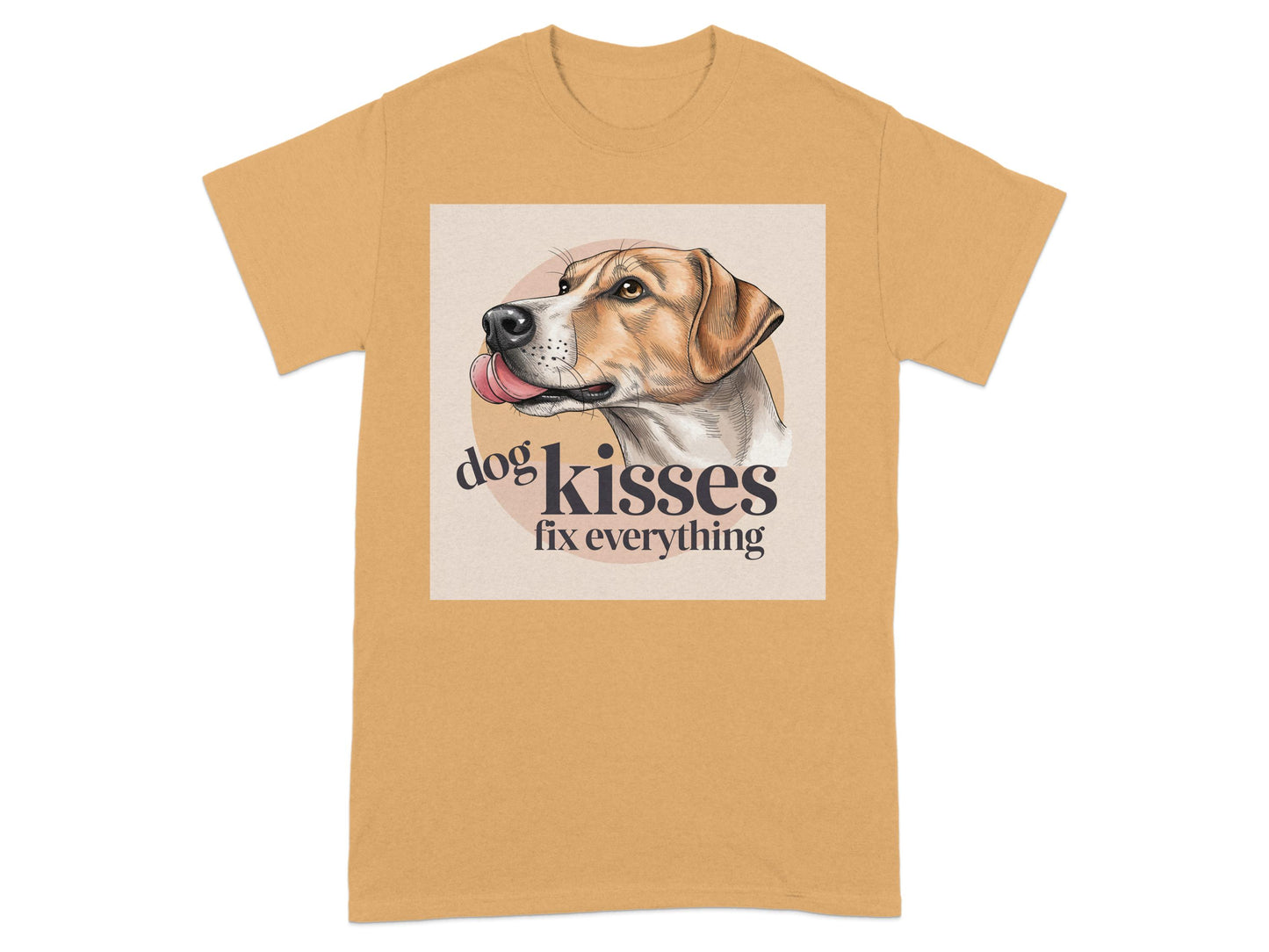Dog Kisses Fix Everything Graphic T-Shirt product type