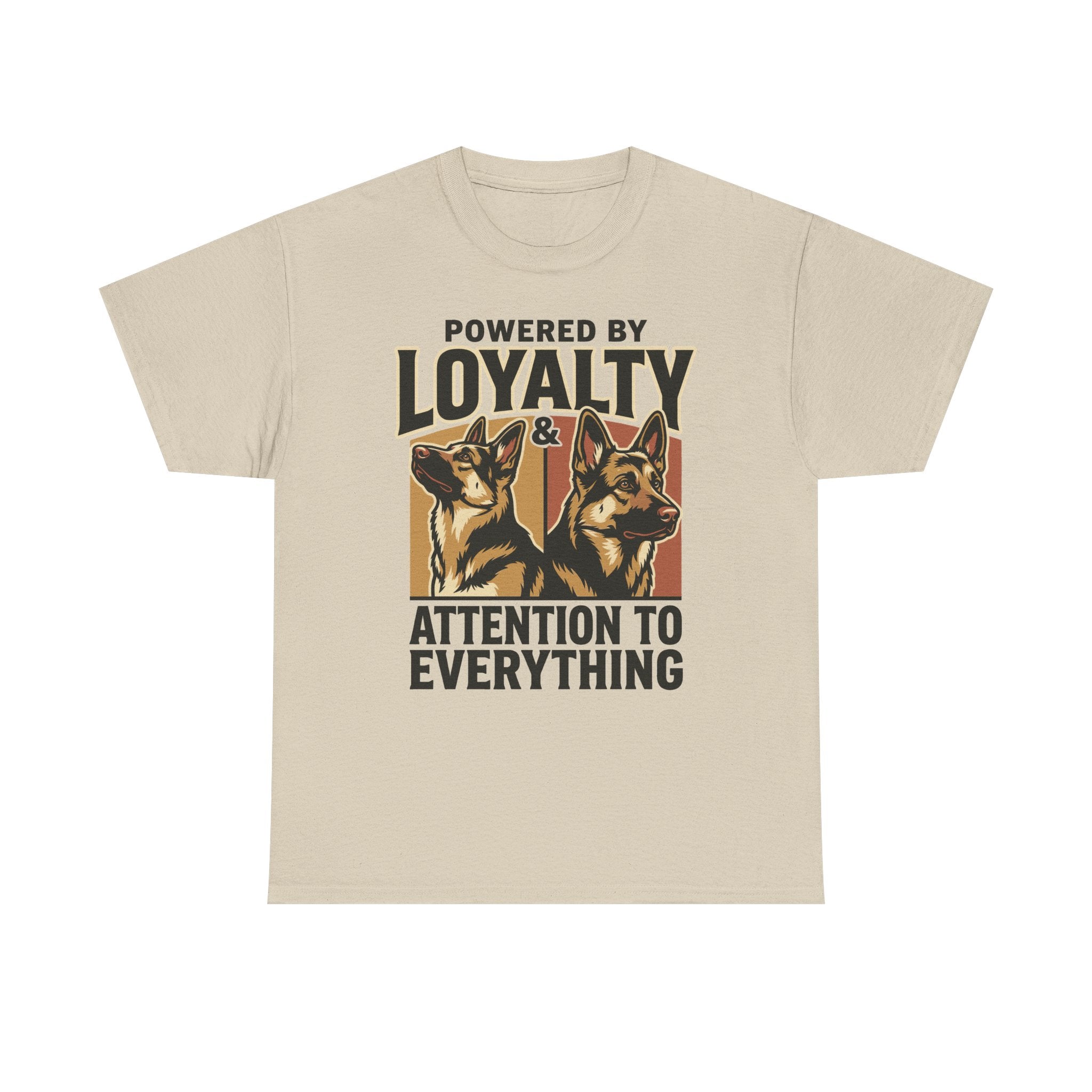 Powered By Loyalty German Shepherd T-shirt