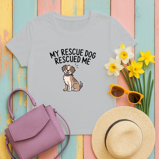 My Rescue Dog Rescued Me Graphic Tee product