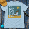 GSP Best Days Premium Graphic T-Shirt in Light Blue