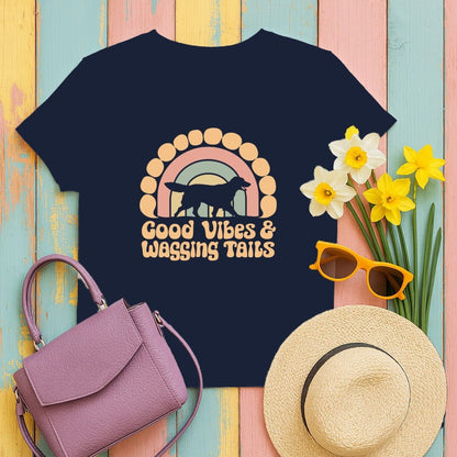 Good Vibes And Wagging Tails Graphic T-Shirt product type