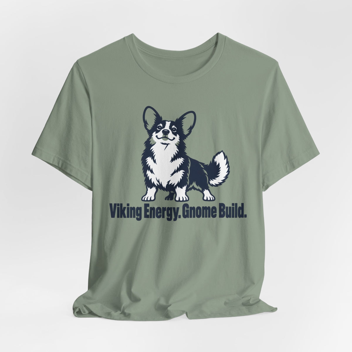 Viking Energy Gnome Build Corgi T-Shirt