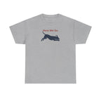 Here We Go. Dog Running Silhouette T-Shirt