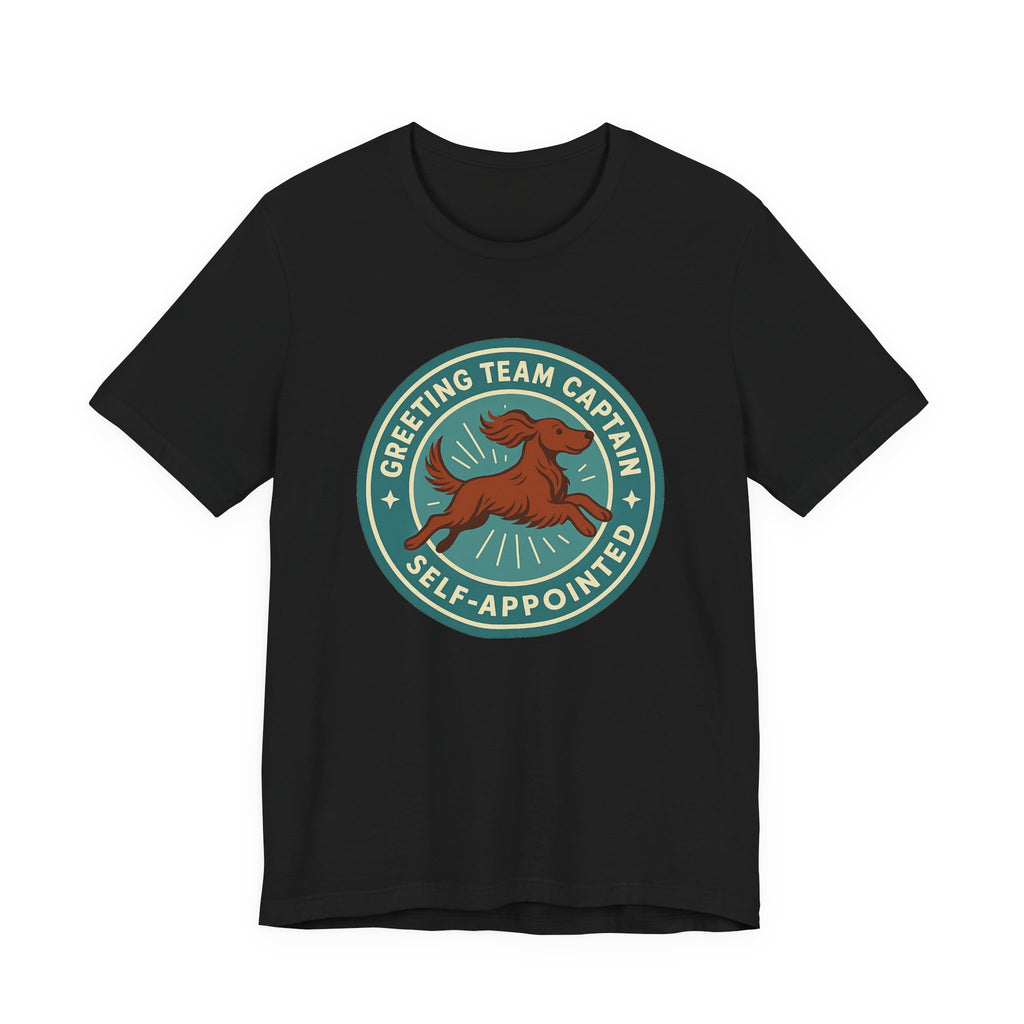 Irish Setter Greeting Team Captain Tee