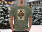 King of Hearts Artistic Playing Card Graphic T-Shirt