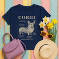 Corgi Blueprint Patented 1925 Tactical Zoom Mode T-Shirt in Navy