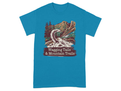 Wagging Tails and Mountain Trails Graphic Shirt product type