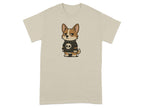 Adorable Corgi with Skull Sweater T-Shirt
