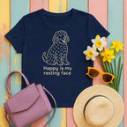 Barbet Happy Is My Resting Face Tee