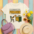 The Professional Forager Beagle T-Shirt in Natural