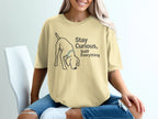 Stay Curious Sniff Everything Dog Graphic T-shirt