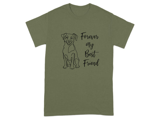 Forever My Best Friend Dog Graphic T-Shirt product type