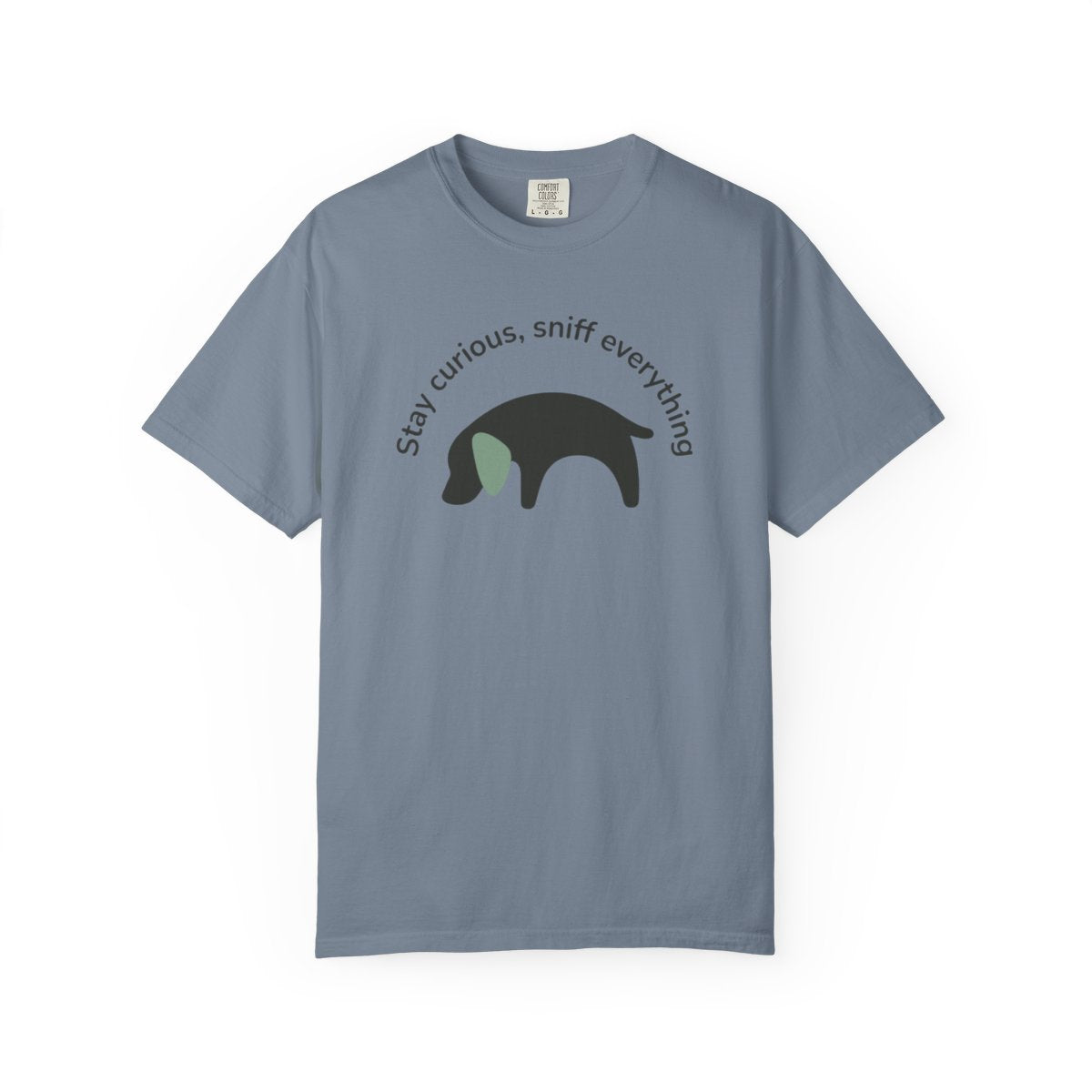 Stay Curious Sniff Everything Dog Graphic T-shirt