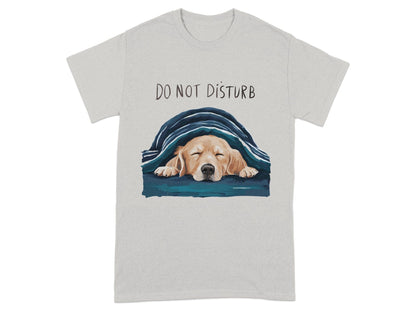 Do Not Disturb Sleeping Puppy Graphic T-Shirt product
