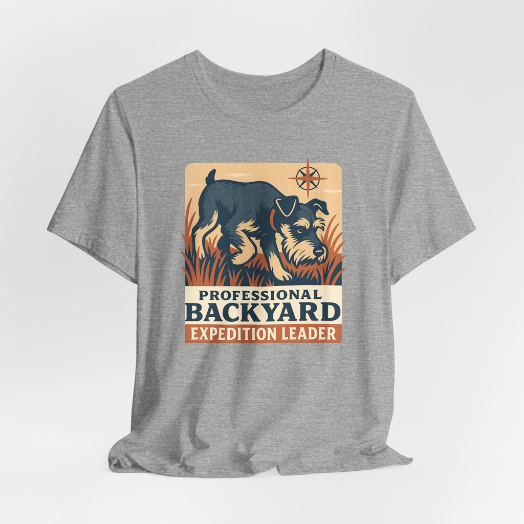 Professional Backyard Expedition Leader Schnauzer T-Shirt