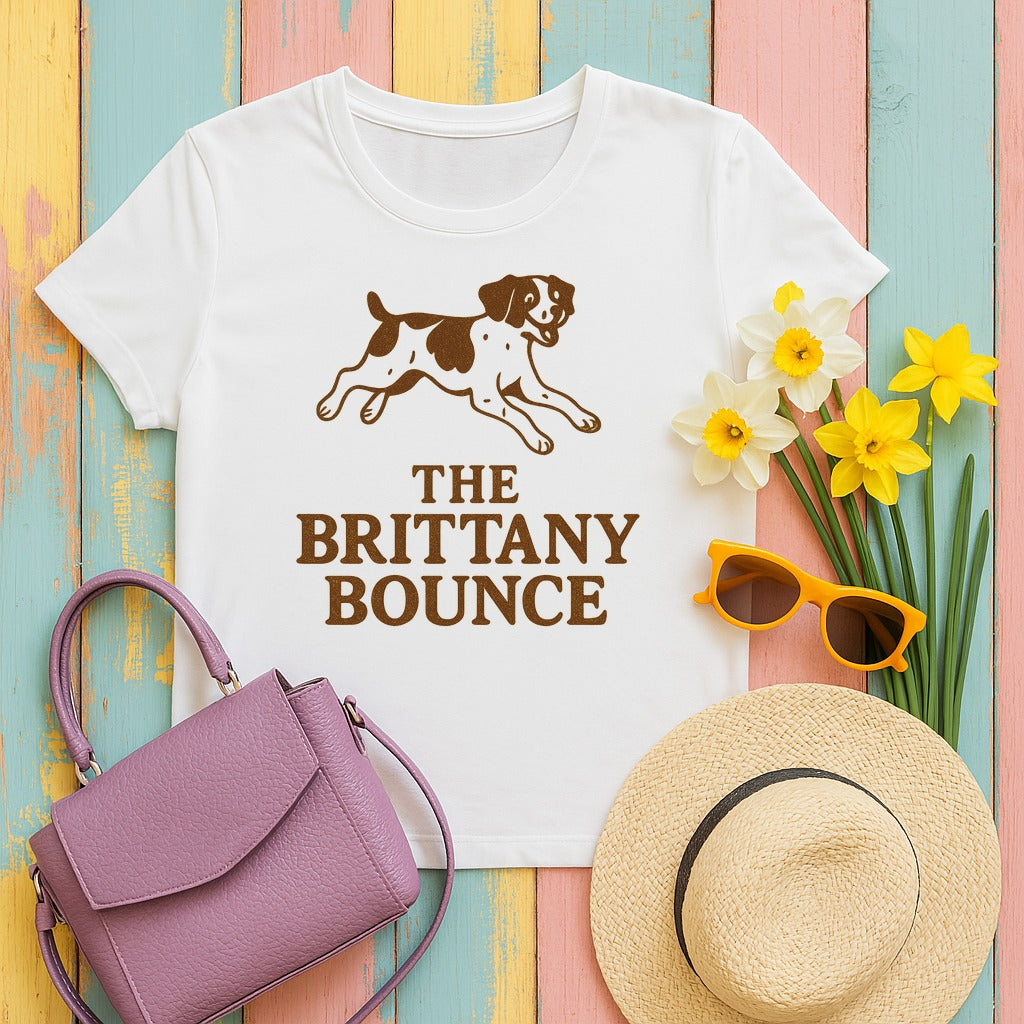 The Brittany Bounce T-shirt in White