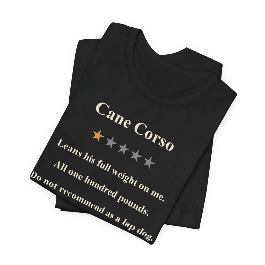 Cane Corso One-Star Review t-shirt, view 2