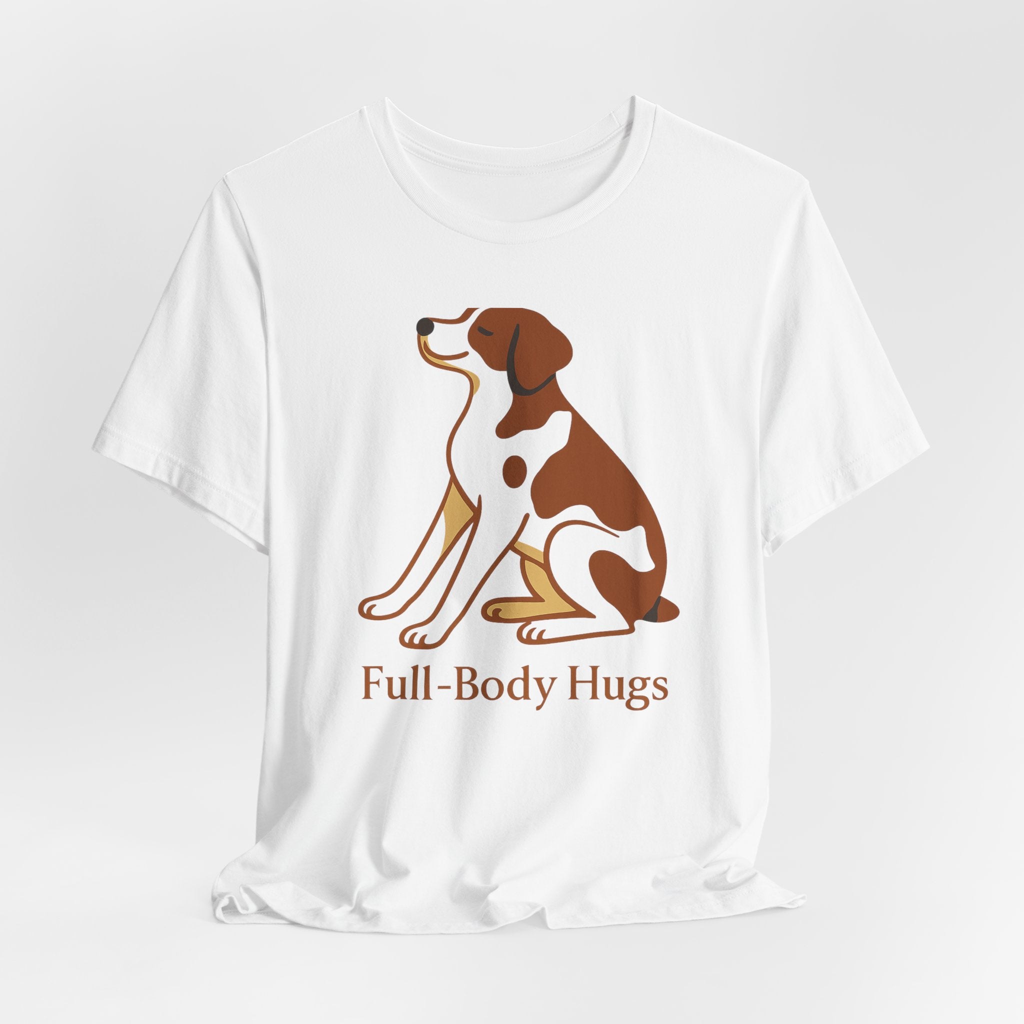 Brittany Spaniel Full-Body Hugs Tee