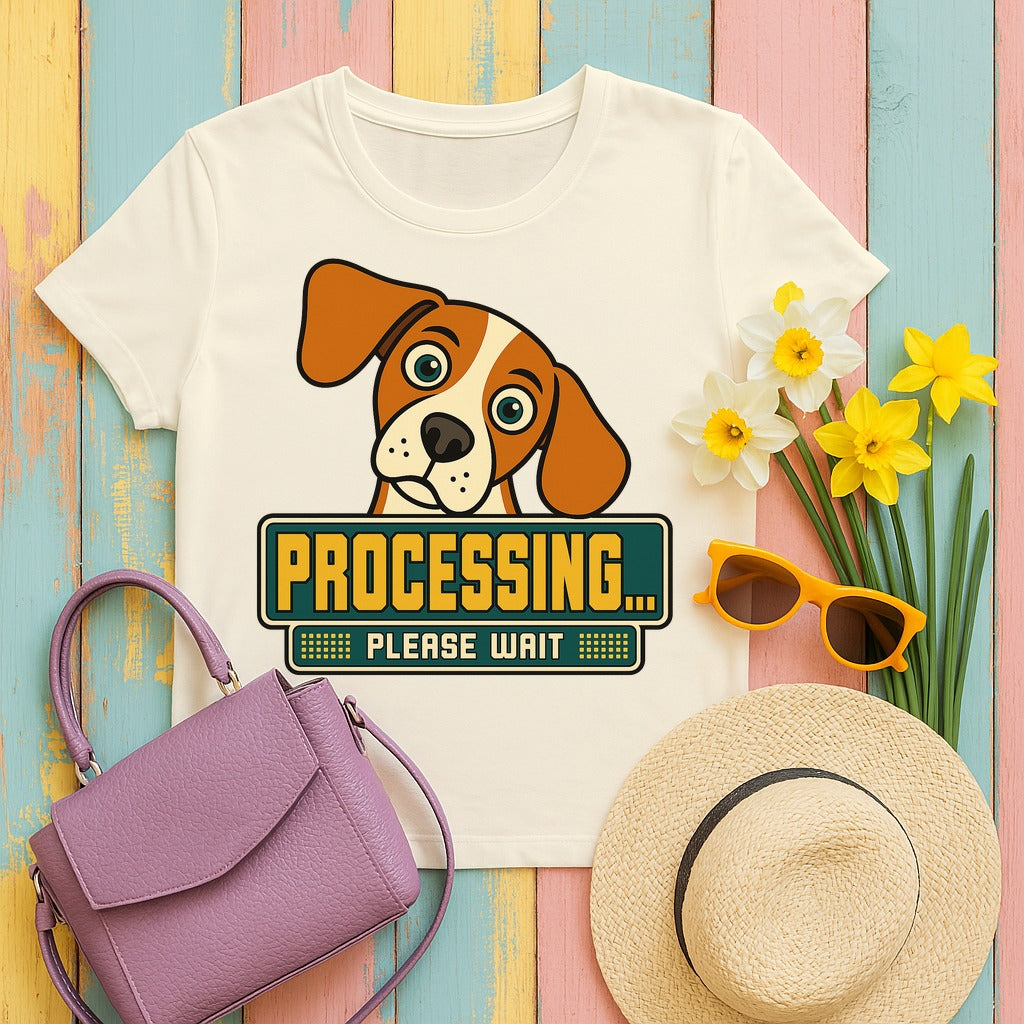 Processing... Please Wait Beagle T-Shirt in Natural