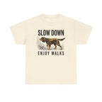 Slow Down Enjoy Walks Gordon Setter T-Shirt