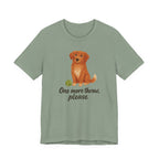 Nova Scotia Duck Tolling Retriever One More Throw Please Tee