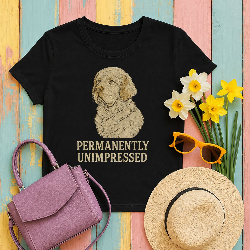 Clumber Permanently Unimpressed Tee in Black