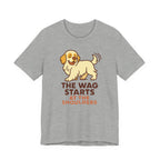 Clumber Wag Starts at the Shoulders Tee