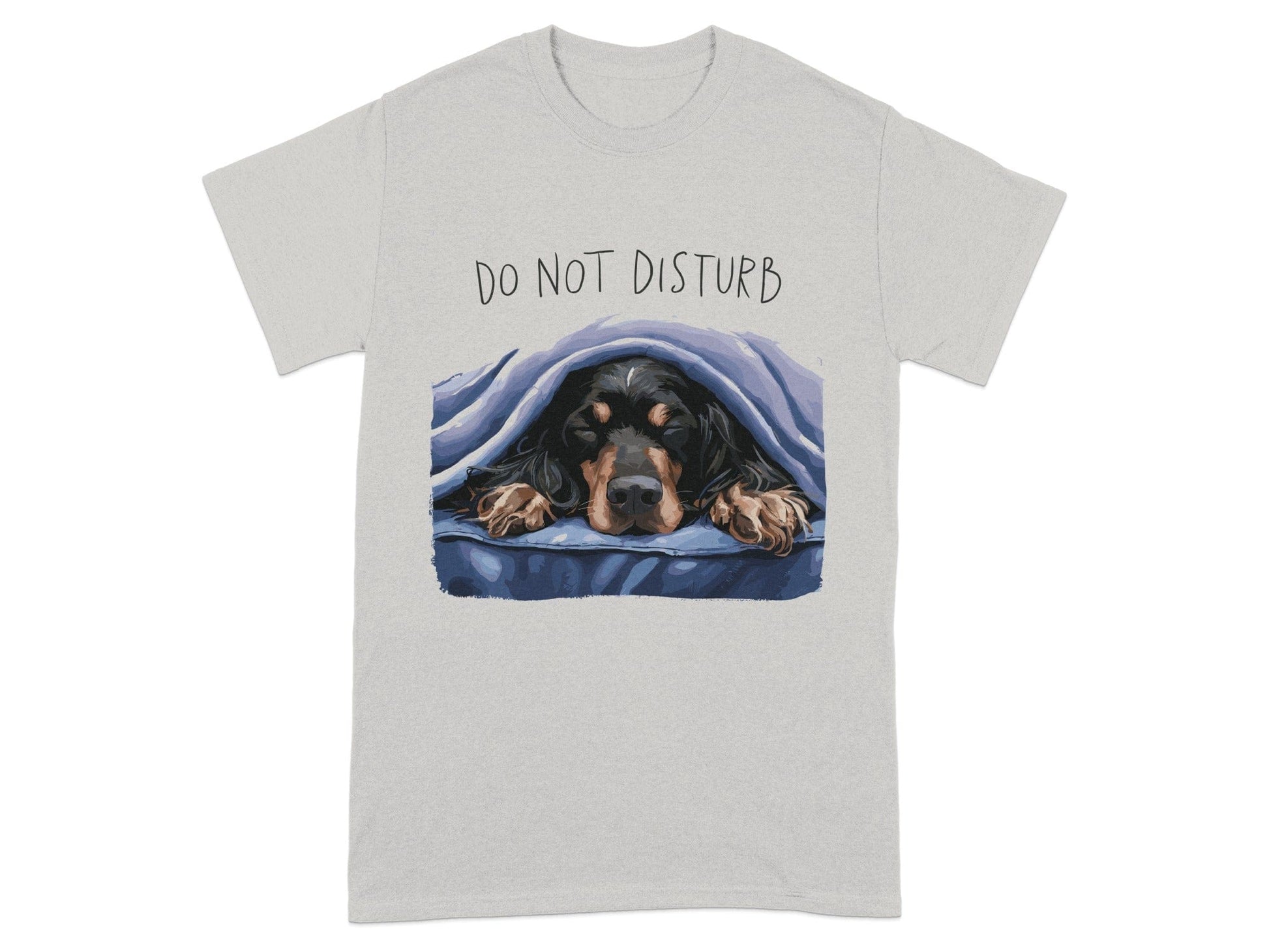 Do Not Disturb Dog Under Blanket Graphic TShirt product