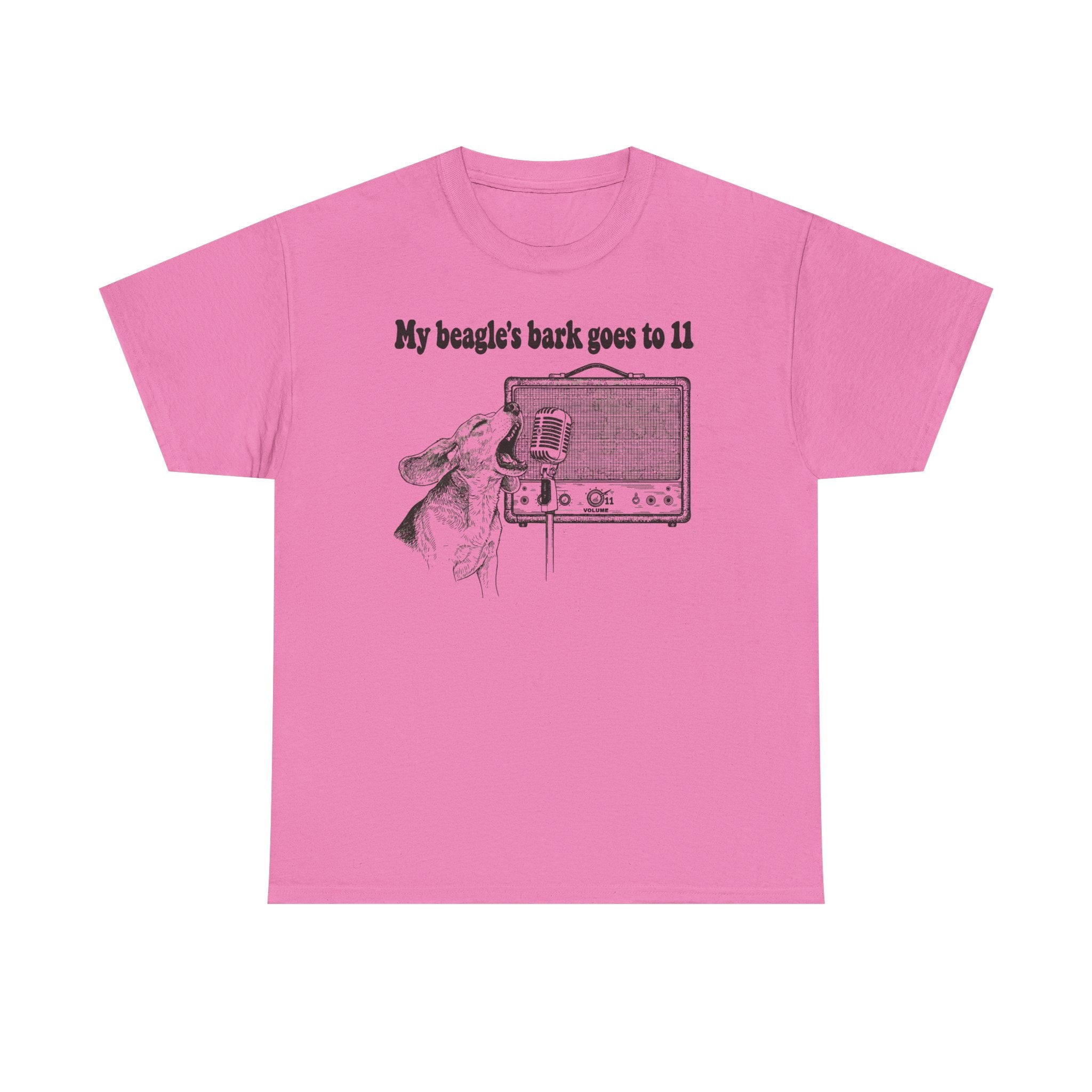 My Beagle's Bark Goes To Eleven Amplifier T-Shirt