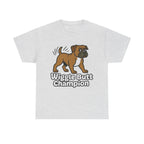"Wiggle Butt Champion" Boxer Dog Unisex Tshirt