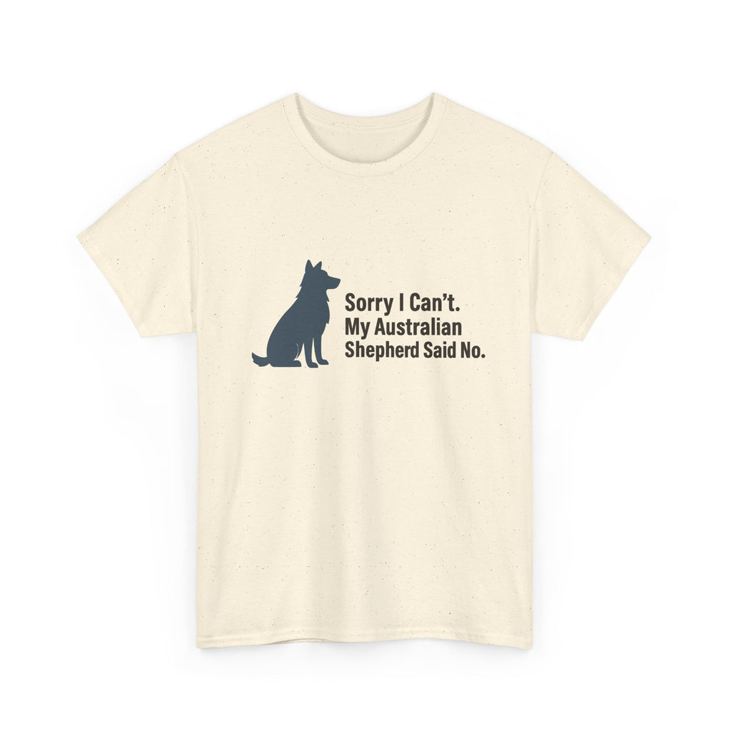 Aussie Said No. Humorous Graphic T-Shirt