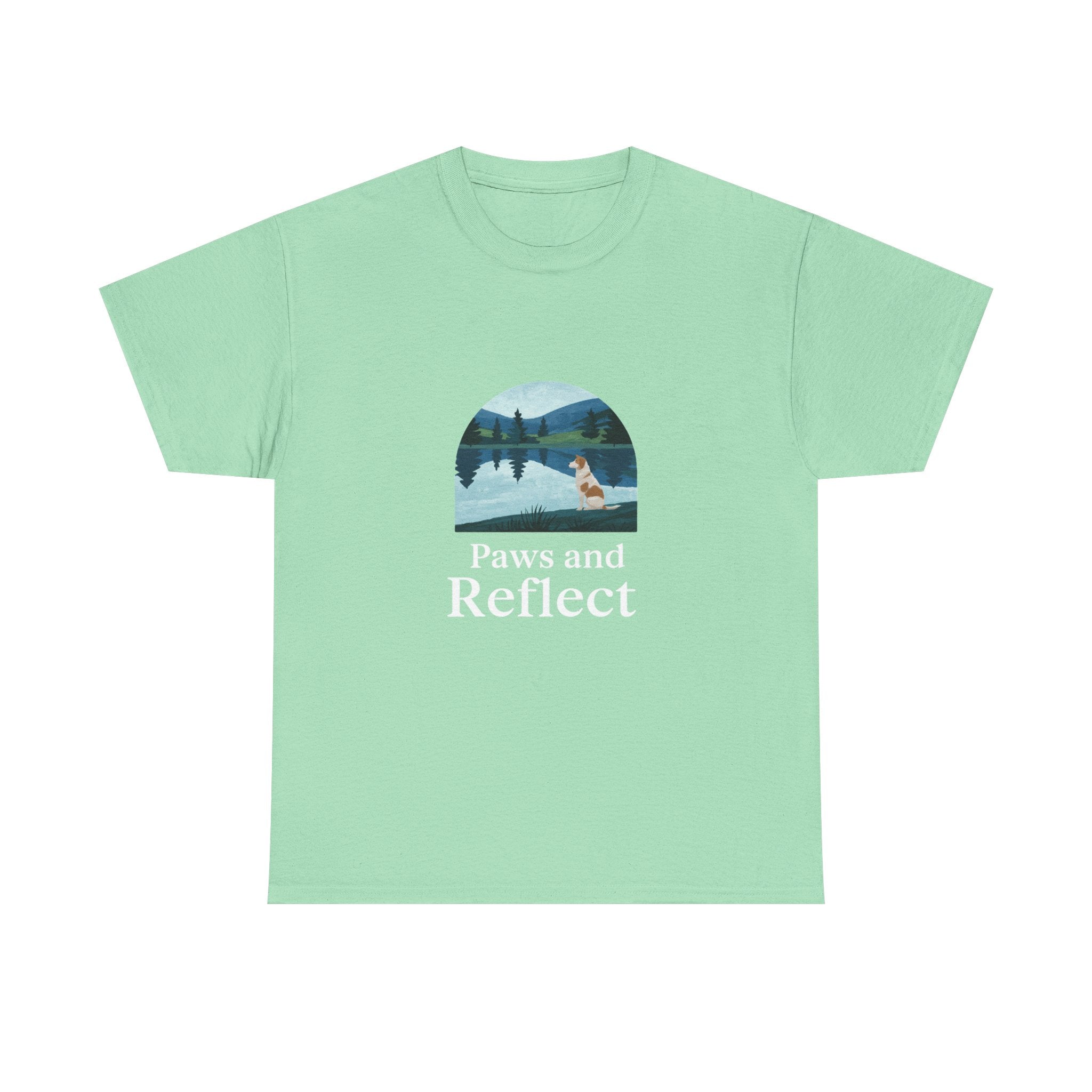Contemplate life with our Paws and Reflect T-Shirts