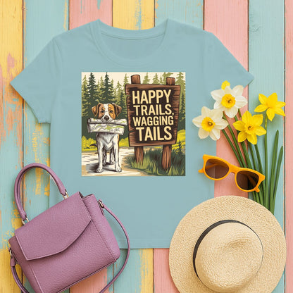 Happy Trails Wagging Tails Graphic Tee product