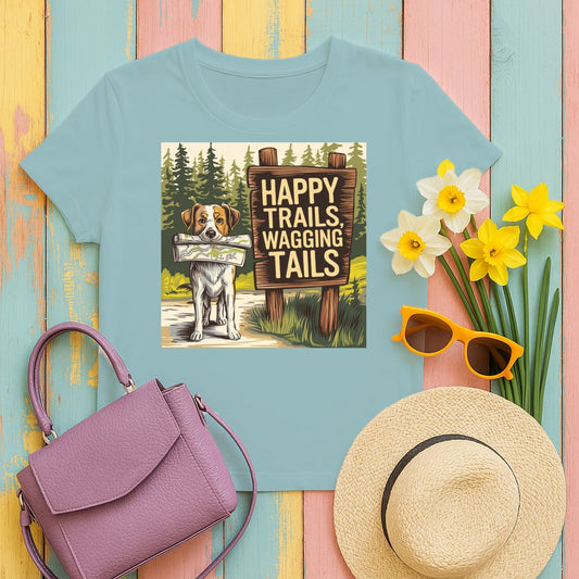 Happy Trails Wagging Tails Graphic Tee product