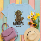 lagotto romagnolo bath-floof tee flat lay hero